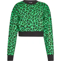 Mymo Sweatshirt grasgroen / zwart