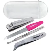 Tweezerman Neon Nail Kit Mini Rescue Kit Set 4 st