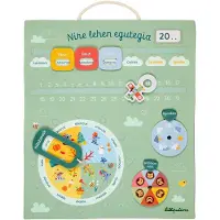 Lilliputiens Basque Calendar Transparant Kinderen