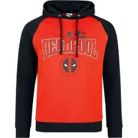 Deadpool - Disney Trui met capuchon - Logo - S tot 3XL - voor Mannen - rood-zwart | Maat 3XL