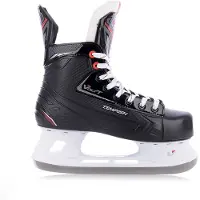Tempish – Volt-T – IJshockeyschaatsen – Schaatsen Heren – Zwart – Versterkte Enkelcups & High-Grip RVS Hockeyijzer – Maat EU 45