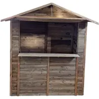 Solid Superia Market House S8722-1 Tuinhuis - Vuren - Geïmpregneerd - 197,4x152,4cm