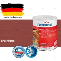 Remmers HK-Lazuur 3in1 Bruinrood 0,75L – Premium Houtbeschermingsbeits voor Buiten – Oplosmiddelhoudend – UV- & Vochtwerend – Impregneer, Grondlaag & Beits in Eén