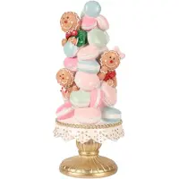 Baroque - Decoratief beeld of figuur - Decoratie Beeld Taart 27 cm - Roze - Resin - 27x11.5x11.5 - Polyresin