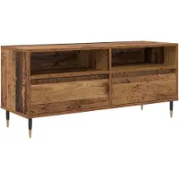 vidaXL TV-kast van gerecycled hout, 100 x 34,5 x 44,5 cm, samengesteld uit hout en metaal
