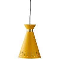 Warm Nordic Hanglampe , Cone, dimbare, Geel, Keuken, Metaal, Vintage / Retro