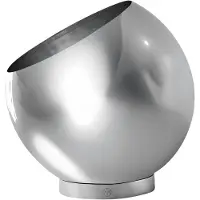 AYTM Globe bloempot Ø30 cm Zilverkleurig