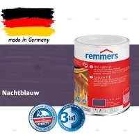 Remmers HK-Lazuur 3in1 Nachtblauw 0,75L – Premium Houtbeschermingsbeits voor Buiten – Oplosmiddelhoudend – UV- & Vochtwerend – Impregneer, Grondlaag & Beits in Eén