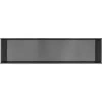 Hotbath &More inbouwnis 30x120x10cm geborsteld gunmetal PVD