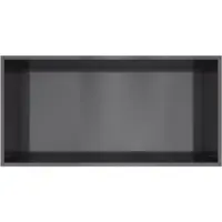 Hotbath &More BOX060 inbouwnis 30x60x10cm geborsteld zwart PVD