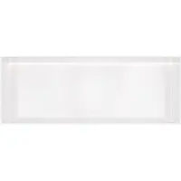 Hotbath &More BOX080FL inbouwnis 30x80x10cm zonder frame met verlichting mat wit