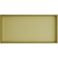 Hotbath &More Inbouwnis 30x60x10cm - Geborsteld Messing PVD - RVS - Rechthoekig - Accessoires, Inbouw/opbouw nissen - 8721264694690