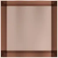Hotbath &More BOX030F inbouwnis 30x30x10cm zonder frame geborsteld koper PVD