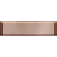 Hotbath &More BOX120FL inbouwnis 30x120x10cm zonder frame met verlichting geborsteld koper PVD