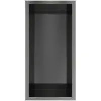 Hotbath &More inbouwnis 30x15x10cm geborsteld gunmetal PVD