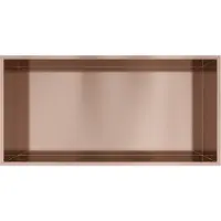 Hotbath &More BOX060 inbouwnis 30x60x10cm geborsteld koper PVD