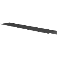 Hotbath &More Planchet 60 cm inclusief bevestigings rails Geborsteld zwart PVD