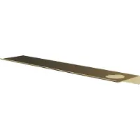Hotbath &More planchet 60cm met uitsparing voor een zeepdispenser of beker messing geborsteld PVD