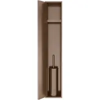 Hotbath &More inbouw toiletborstel en toiletrolhouder Tuscan brons