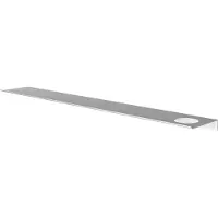 Hotbath &More planchet 80cm met uitsparing voor een zeepdispenser of beker wit