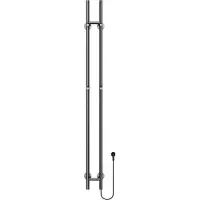 Alvoro Lino Elektrische Designradiator 150x17cm - 120W - Gunmetal - Staal - Verwarming, Radiatoren, Design Radiatoren - 5404029157021
