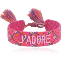 Deja Jewels Deja J'adore Gevlochten Armband - Roze