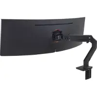Ergotron HX Arm Desk Mount HD Tafelbeugel voor monitor Aantal monteerbare displays: 1 Display(s) 38,1 cm (15) - 124,5 cm (49) Zwart Draaibaar, In hoogte