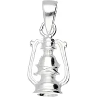 MOOYE ® - Collectie Zilveren Olielamp Stormlamp kettinghanger