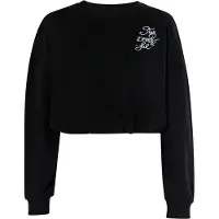 Mymo Sweatshirt 'Keepsudry' zwart / wit