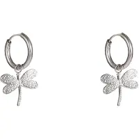 Go Dutch Label Oorhangers Dragonfly Hoop Zilver
