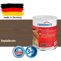 Remmers HK-Lazuur 3in1 Sepiabruin 0,75L – Premium Houtbeschermingsbeits voor Buiten – Oplosmiddelhoudend – UV- & Vochtwerend – Impregneer, Grondlaag & Beits in Eén