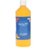 Gallery plakkaatverf, flacon van 500 ml, donkergeel