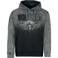 Volbeat Trui met capuchon - Logo - S tot XXL - voor Mannen - grijs - Maat L