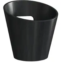 Kanto zwart houten sauna emmer 4L
