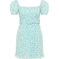 MO Zomerjurk turquoise / groen / kersrood