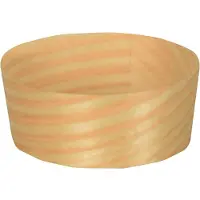 Papstar 50 Fingerfood - Schalen, hout pure rond Ø 5 cm · 2 cm