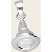 MOOYE ® - Collectie Zilveren Hoed Heks Tovenaar kettinghanger