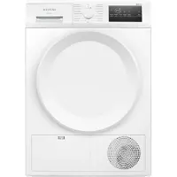 Siemens iQ300 WT43H004, Vrijstaand, Voorlader, Condensatie, Wit, Draaiknop, Touch, Rechts