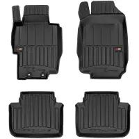 Frogum HONDA ACCORD VII 2002-2008 - Rubber Matten Set 3D - 4 Stuks - Maatwerk - Geurloos - Hoog Rand