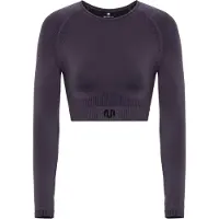 MOROTAI Functioneel shirt 'Naikan' donkerlila / zwart