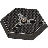 Manfrotto 030-14 Hexagonal Quick Release Plate With 1/4" Screw