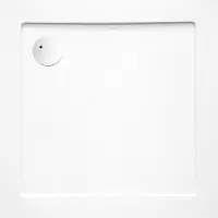 Haceka Belice douchebak vierkant 90x90cm wit