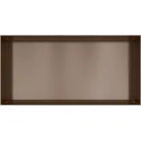 Hotbath &More frameless inbouwnis 30x60x10cm tuscan bronze
