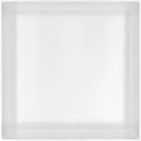 Hotbath &MORE Inbouwbox of inbouwnis - 30x30x10 - frameless - mat wit BOX030FWH