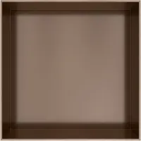 Hotbath &MORE Inbouwnis 30x30x10cm frameless Tuscan Bronze