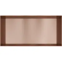 Hotbath &More frameless inbouwnis 30x60x10cm geborsteld koper PVD