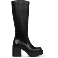 Windsor Smith Windsorsmith Dames Zwarte Kunstleren Kniehoge Platform Hak Laarzen - Niche