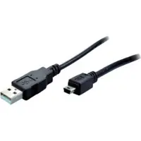 Shiverpeaks BS77162 USB-kabel 1,8 m USB 2.0 USB A Mini-USB B Zwart