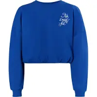 Mymo Sweatshirt 'Keepsudry' royal blue/koningsblauw / wit