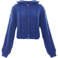 Mymo Gebreid vest blauw